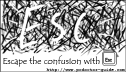 Escape confusion with Esc!