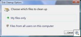 Disk Cleanup - Vista
