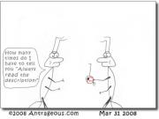 Antrageous Antics - cartoon